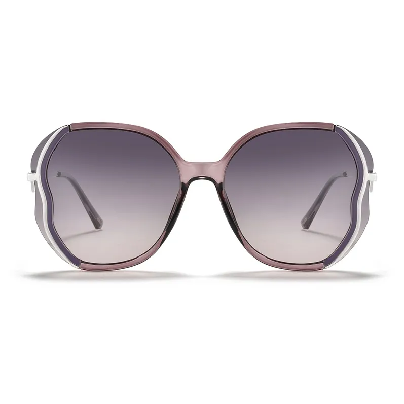 Sagawa Metal Irregular Shape Sunglasses Unisex-7