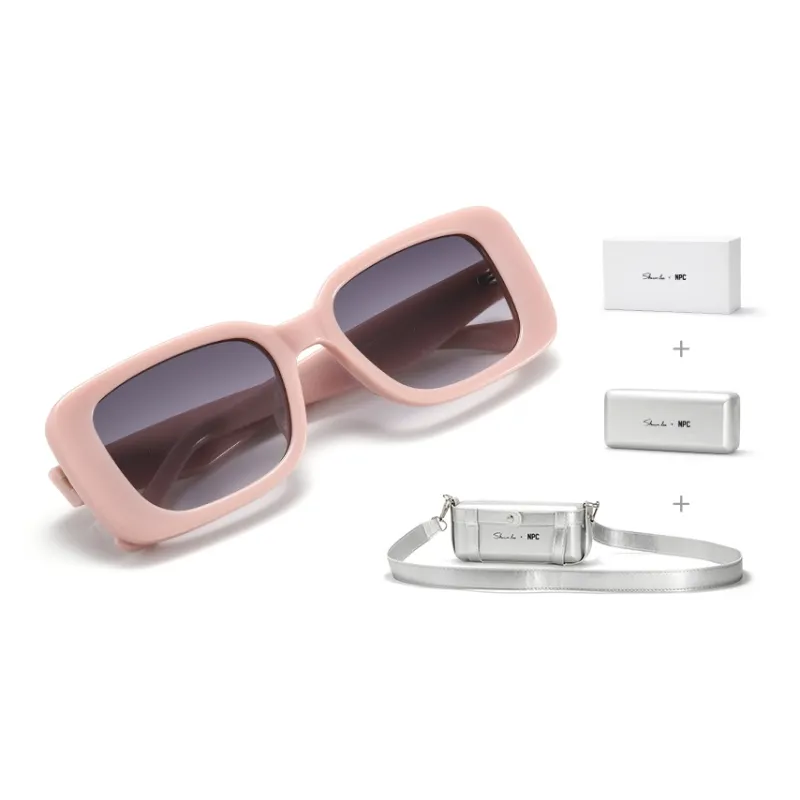 SHAWN LEE Plate Frame Square Sunglasses Unisex-13