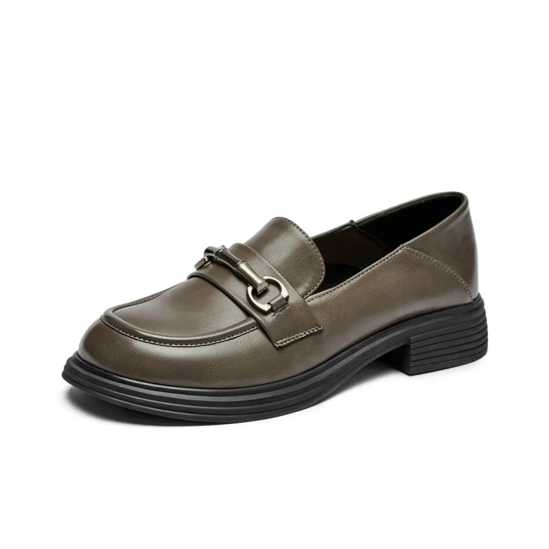 GEMEIQ Loafers Women's Black/Khaki-5