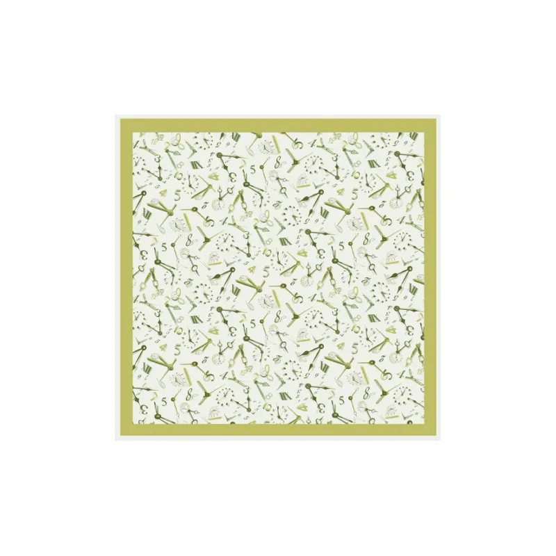 CH＇IN MELODY Silk Scarves Women's-12