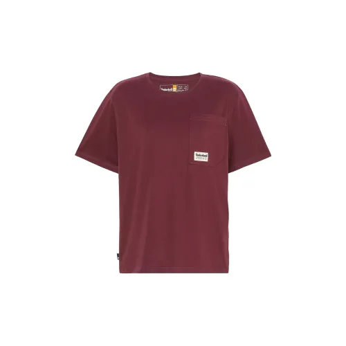 Timberland T-Shirts Women's Deep Red