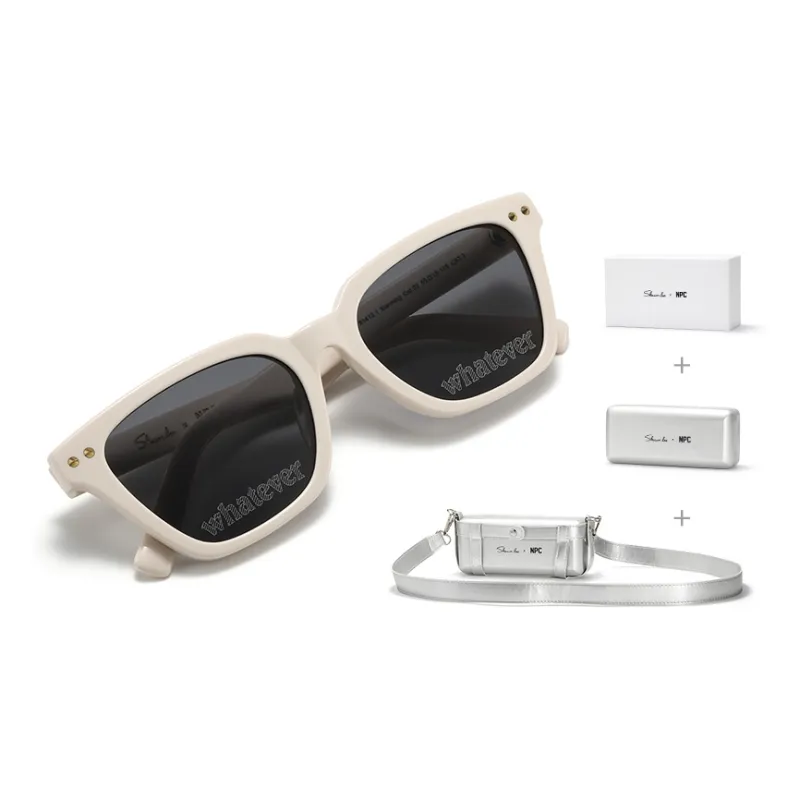 SHAWN LEE Plate Frame Square Sunglasses Unisex-5