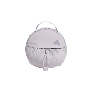 Adidas Nylon Small Round Cake Handbag, Shoulder Bag, Crossbody Bag Regular Women's Taro Purple