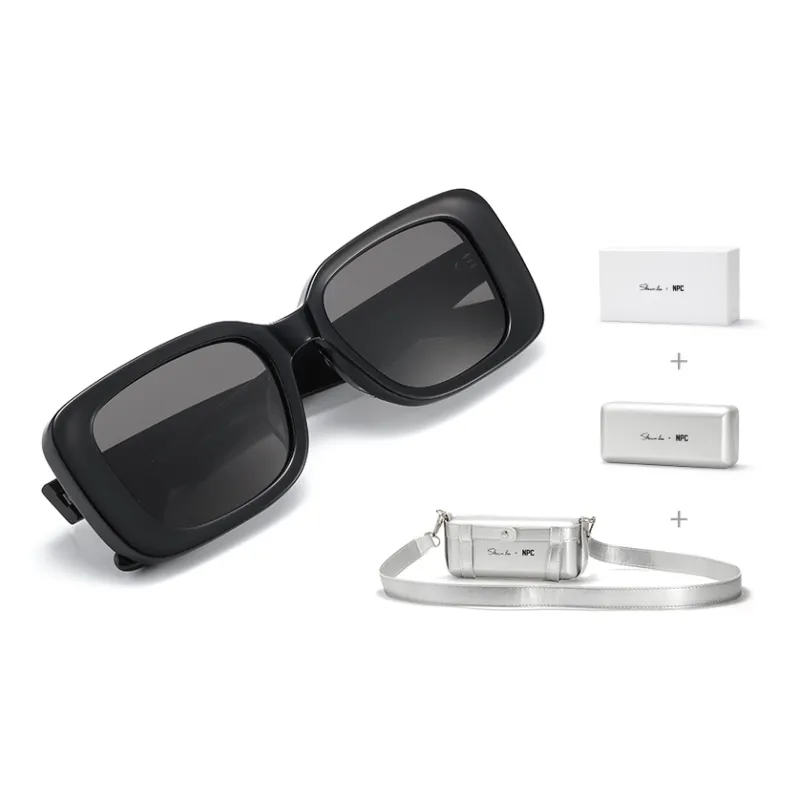 SHAWN LEE Plate Frame Square Sunglasses Unisex-10