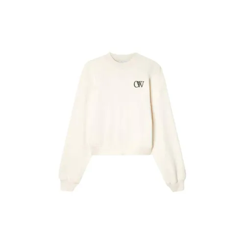 OFF-WHITE Sweatshirts Women's Gray White