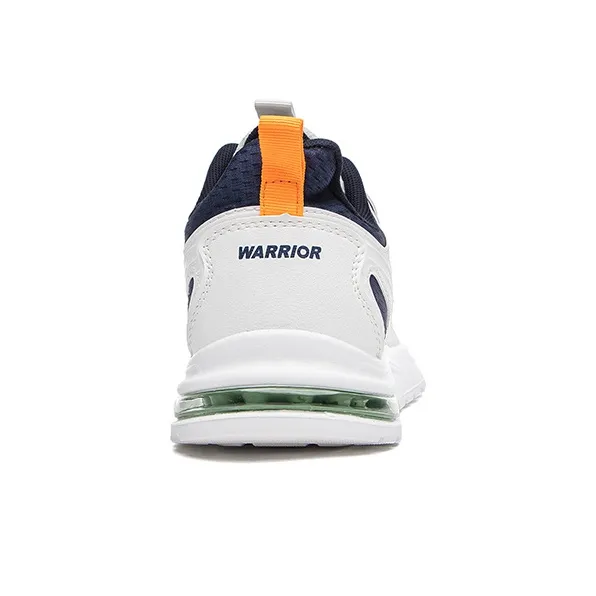 Warrior Wear resistant And Lightweight Low Top Casual Shoes Men's White Navy Blue-3