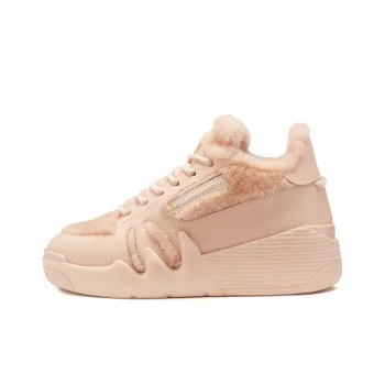 Giuseppe Zanotti Talon Shearling-lined Mid-top Sneakers Women's