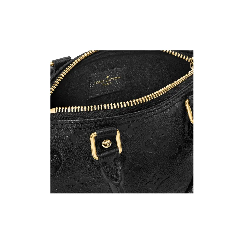 LOUIS VUITTON Speedy Nano Black-4