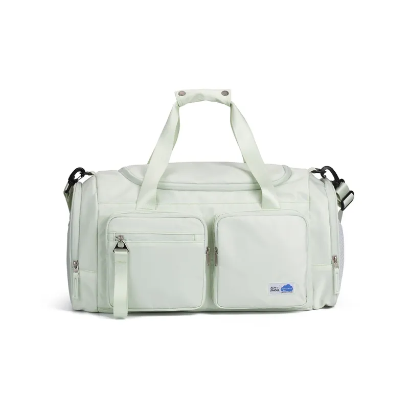 COWBONE Nylon Gym Bag Large Size Unisex Grass Green Beige-2