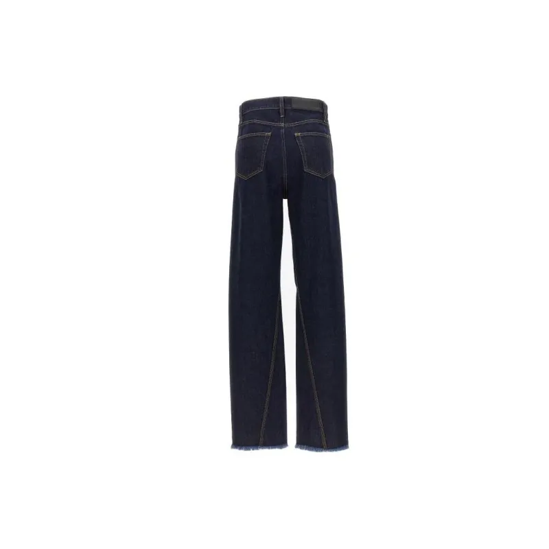 Lanvin Frayed Hem Jeans-1