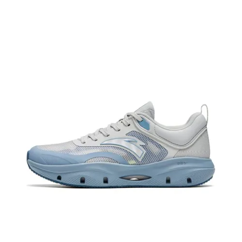 Anta Wear-Resistant Low-Top Running Shoes Men's Blue Gray
