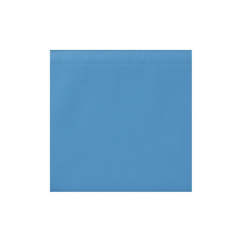 HERMES Evercolor Calfskin Clutch Women's 2T Bleu Paradis Sky Blue-3