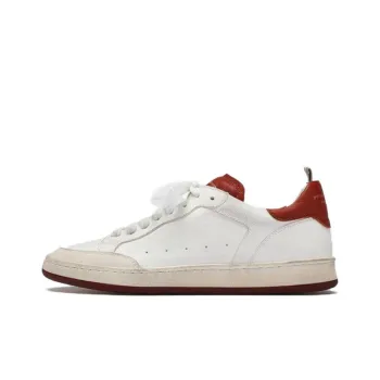 Officine Creative Low-Top Skateboard Shoes Women's White Red