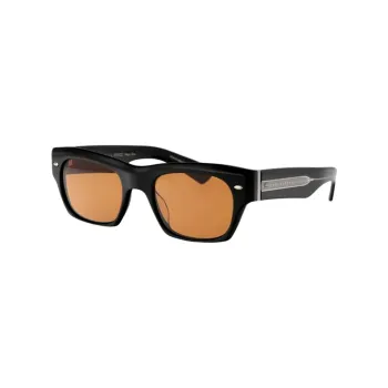 Oliver Peoples Acetate Irregular Shape Sunglasses Women's Black