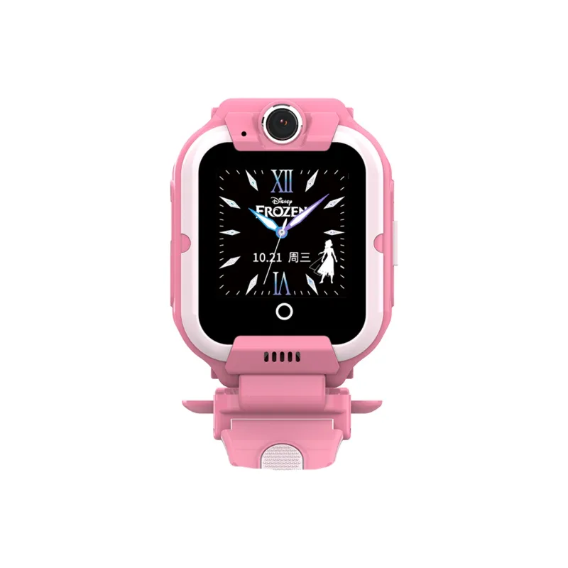 Disney Frozen Series Smart Movement Silicone Strap Watch Unisex Black Dial SF-54241-2