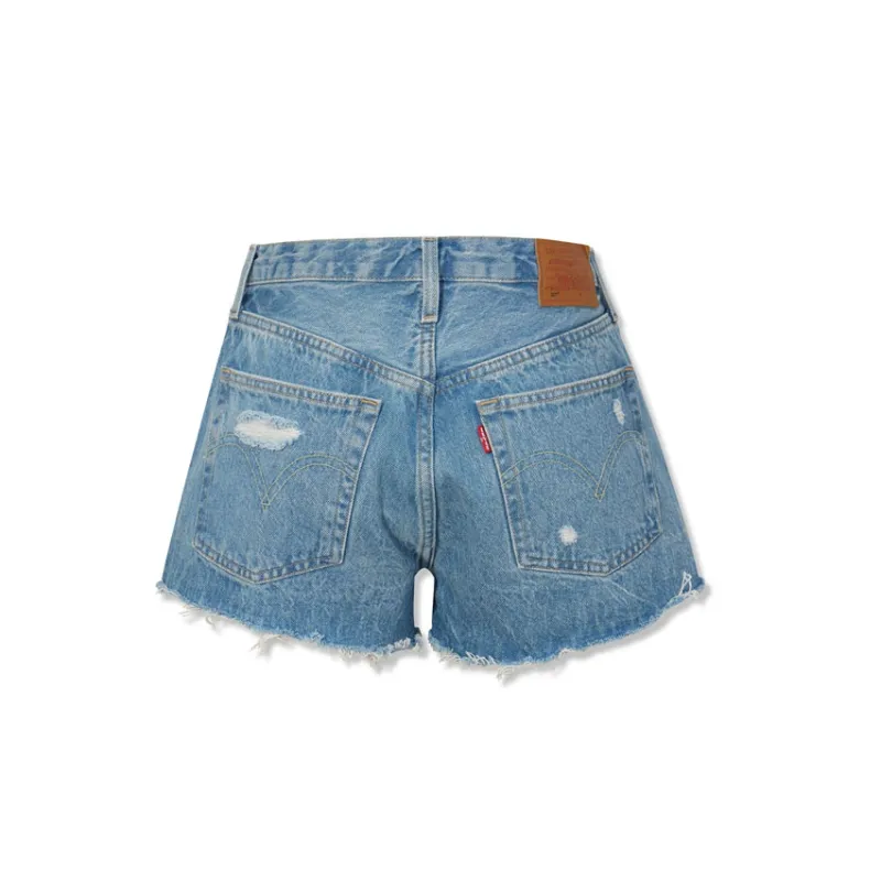 Levis Denim Shorts Women's Blue-1