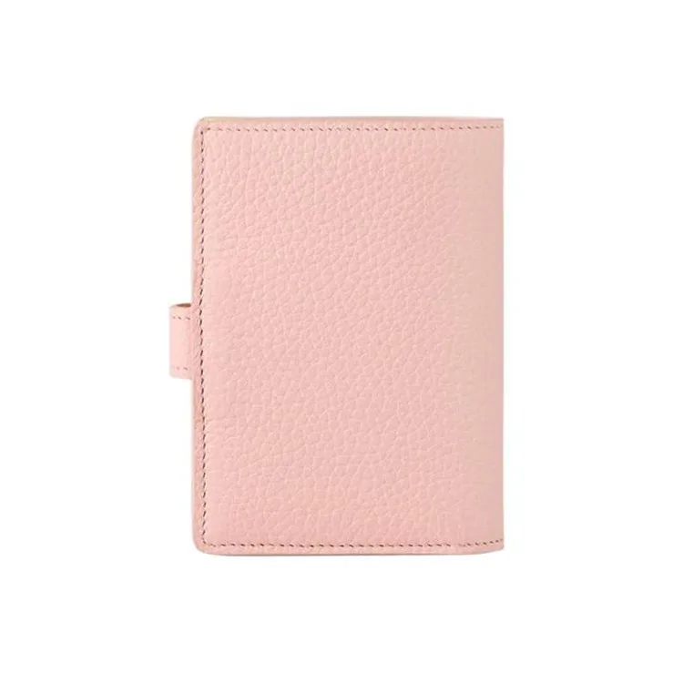 LOUIS VUITTON Taurillon Cow Leather Wallet Women's Pink-2