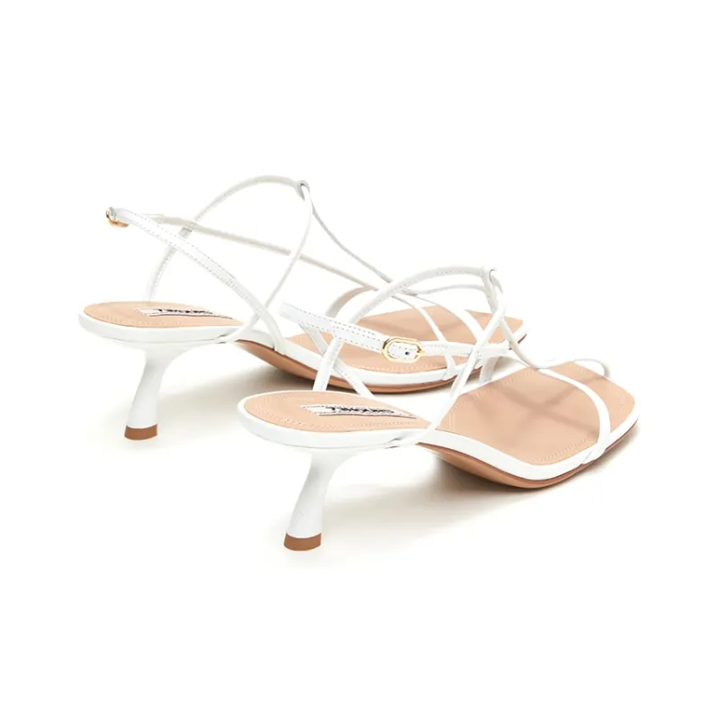 73Hours Summer Limited Edition Stylish Sandal 5.5cm Women's White-4