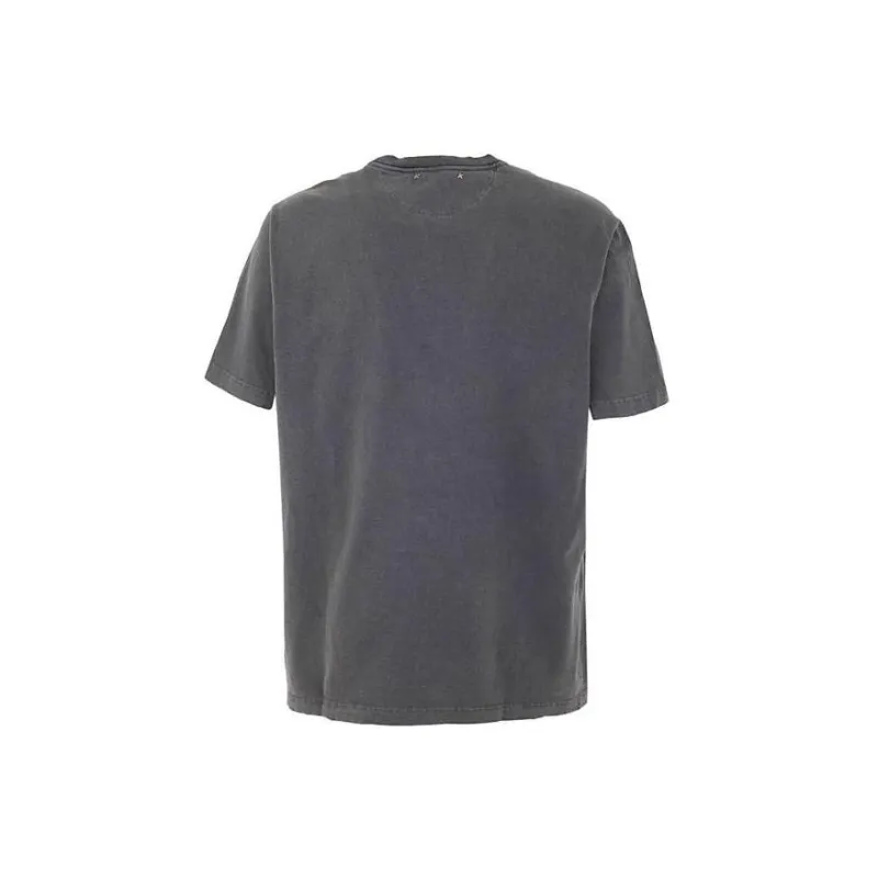 Golden Goose Deluxe Brand Logo Printed Crewneck T Shirt-1