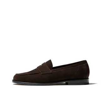 TRUFFAUT Handmade Slip-on Casual Shoes Men's Coffee