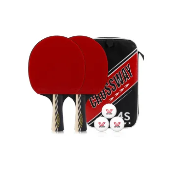 CROSSWAY Ping Pong Paddles Unisex All Wood Red