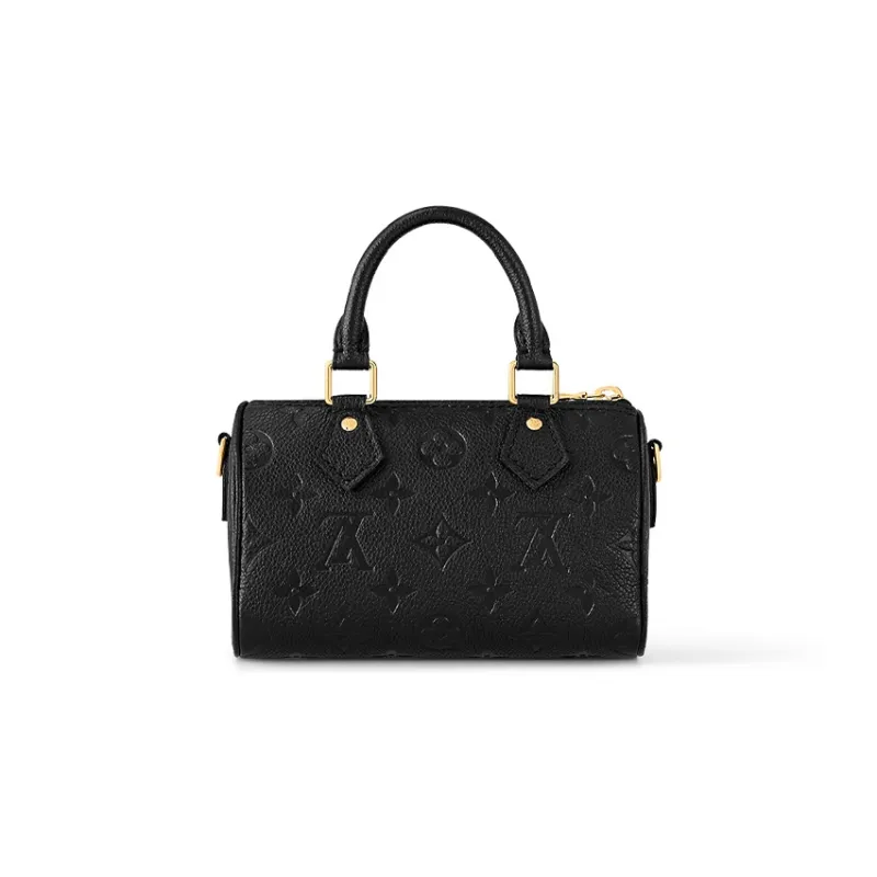 LOUIS VUITTON Speedy Nano Black-2