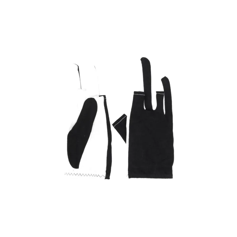 Yohji Yamamoto Contrasting Panelled Cotton Gloves-0