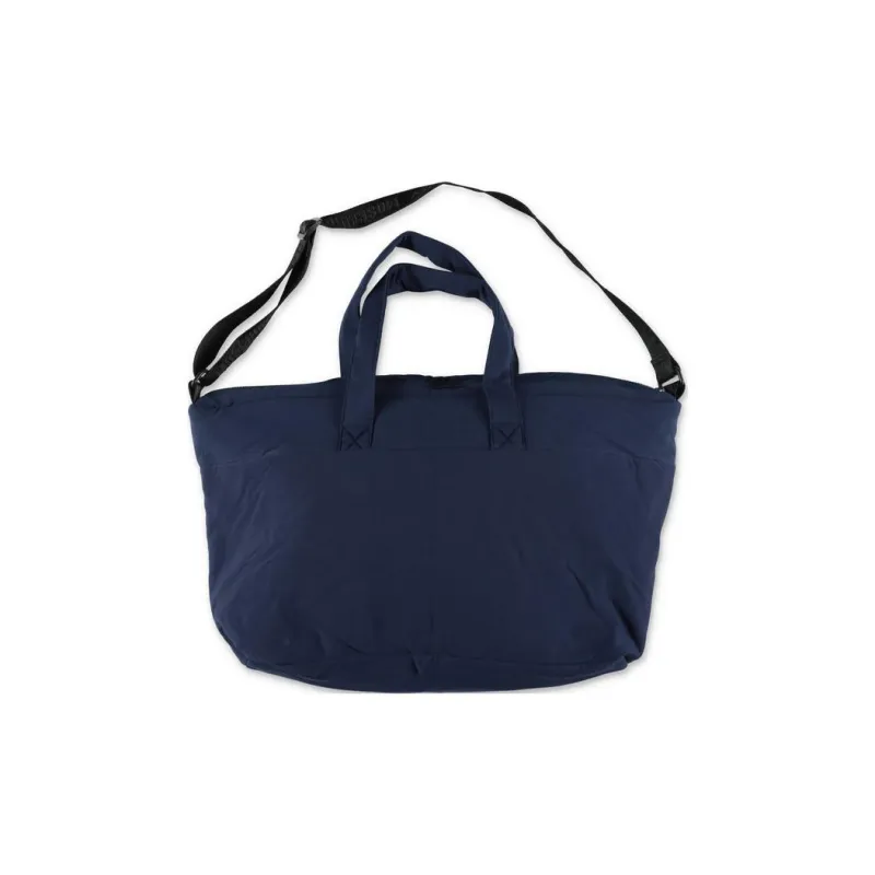 MOSCHINO Stretch Cotton Mommy Bag Diaper Bag Handbag Kids' Navy Cyan-4