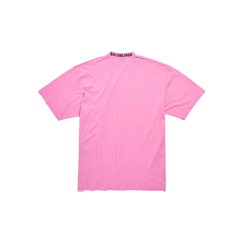 Balenciaga T Shirts Unisex Pink-1