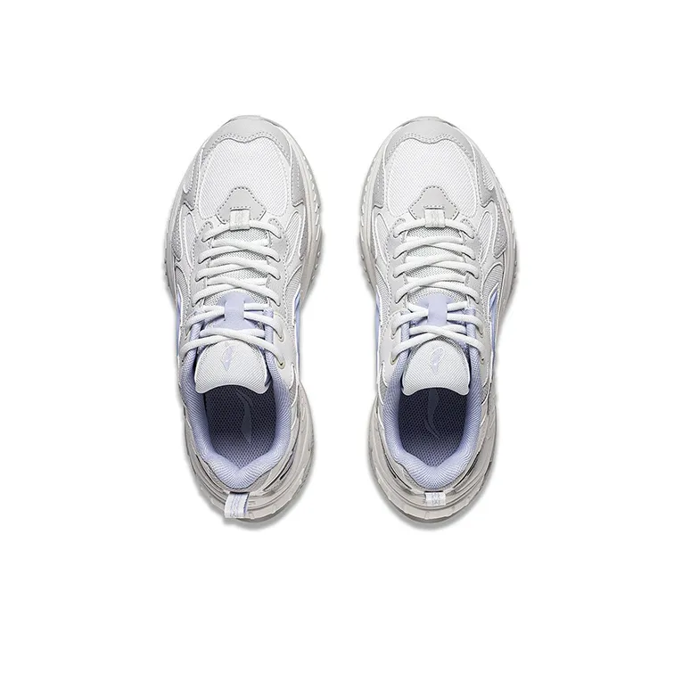 LINING Venus 2.0 Casual Shoes Women's Low Top Champagne White/Antarctic Gray-2