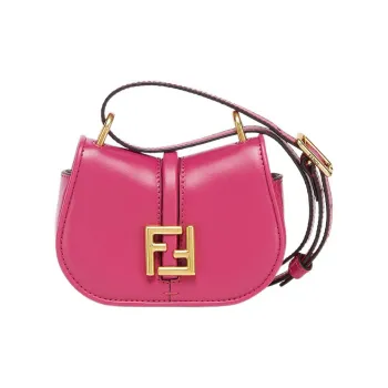 FENDI Calfskin Shoulder Bag, Crossbody Bag Extra Mini Women's Pink