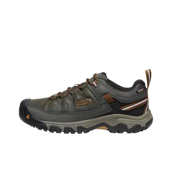 KEEN Targhee 3 WP Cushioning Anti Slip And Wear Resistant Low Top Outdoor Hiking Trekking Shoes Men's Jasper