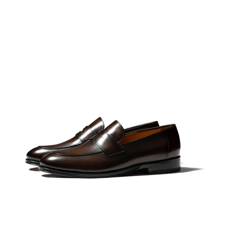 TRUFFAUT Slip on Loafers Casual Shoes Men's Coffee-1