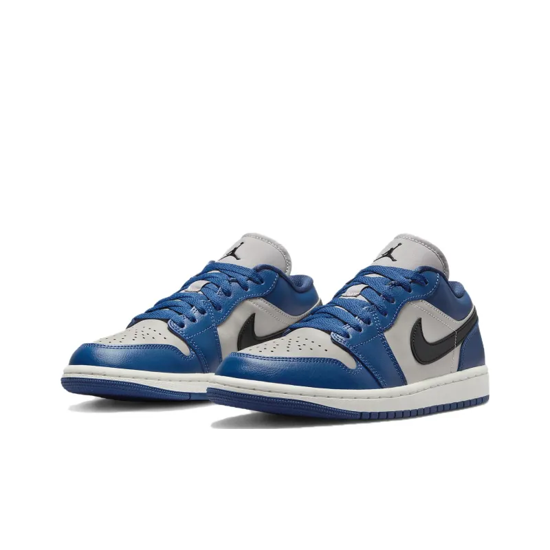 Jordan 1 Low French Blue College Grey Women's-2