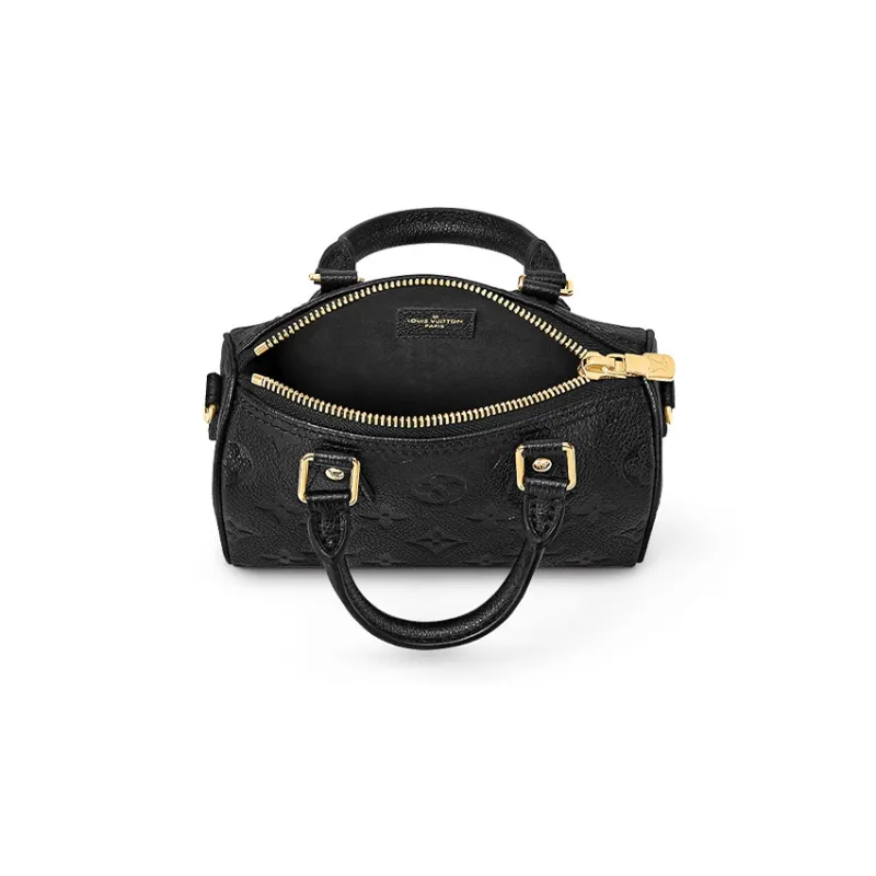 LOUIS VUITTON Speedy Nano Black-3