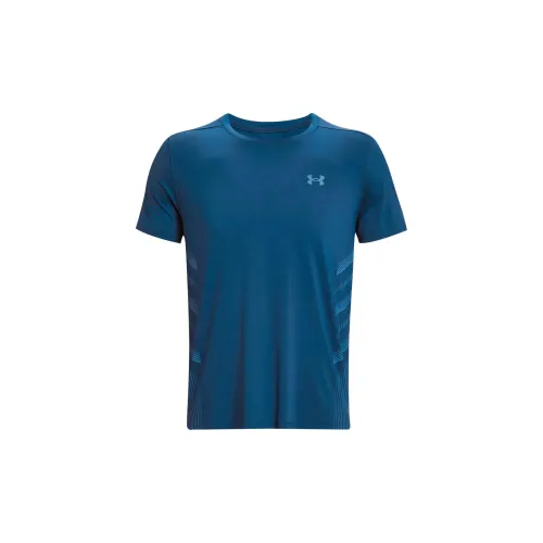 Under Armour Iso-Chill T-Shirts Men Collegiate Blue