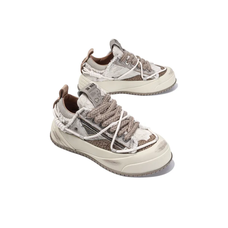 ON MAX Paper Airplane Series Skateboard Shoes Unisex Brown-1