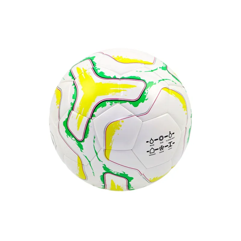 SIRDAR Size 4 5 Size Soccer PU Seamless Thermal bonding Unisex Yellow White-3