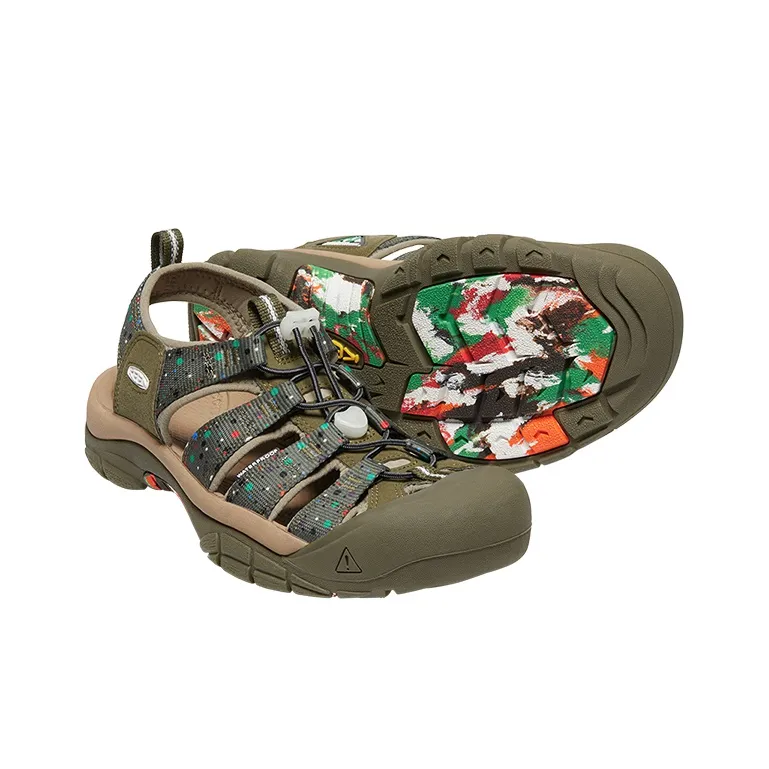 KEEN Newport Retro Breathable River Trekking Shoes Men's Printed Pattern Jasper-3