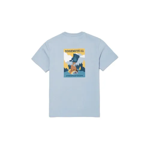 THE NORTH FACE Camping T-Shirts Unisex Blue