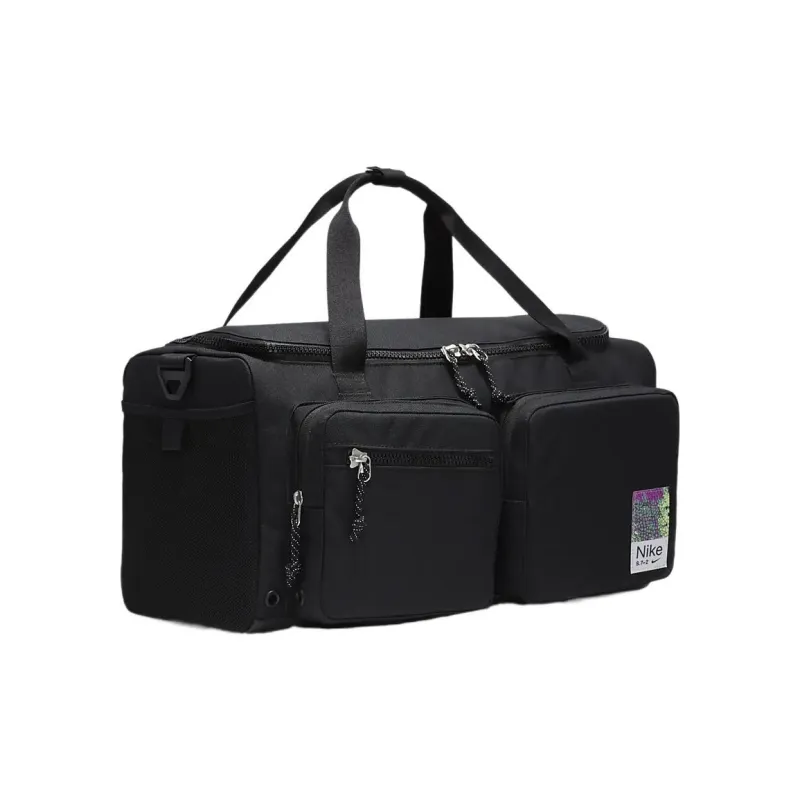 Nike Fabric Luggage Bag Shoulder Bag Crossbody Bag Handbag Travel Bag Unisex Black-1
