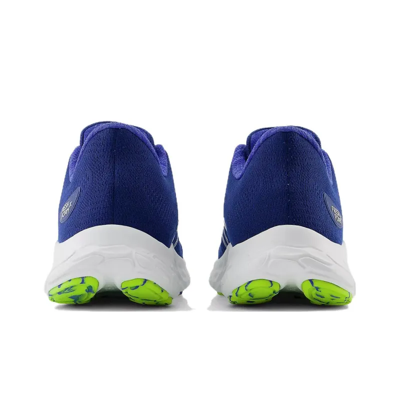 New Balance Evoz V3 X Evoz V3 Anti Slip Wear Resistant Low Top Running Shoes Men's Blue White-4