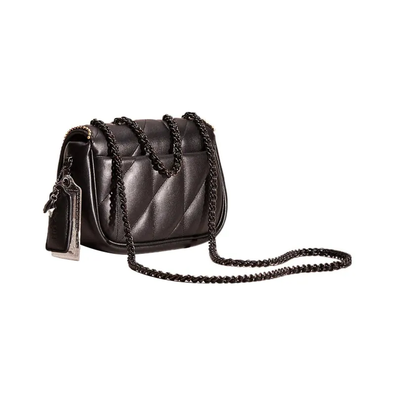 COACH Madison Leather Pillow Bag Crossbody Bag Shoulder Bag Women's Black-1