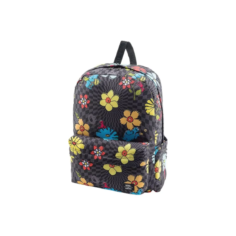 Vans SESAME STREET Sesame Street Collaboration Polyester Backpack Regular Unisex Black-1