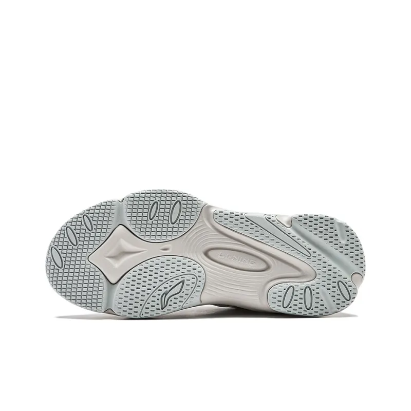 LiNing Low-Top Casual Shoes Women's Mist White-4