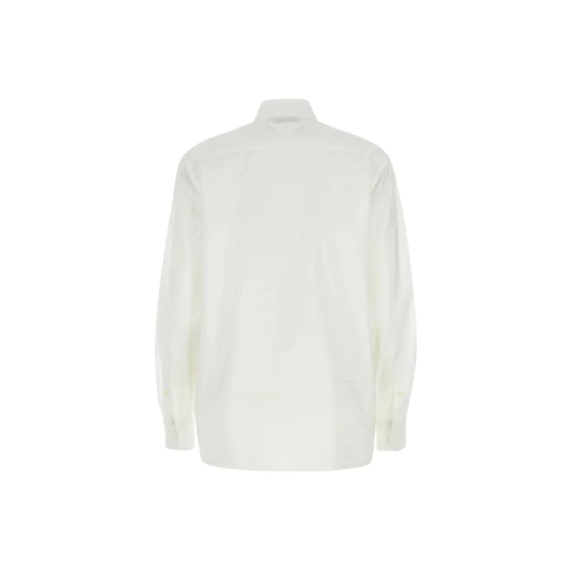 PRADA Collared Button Up Shirt-1