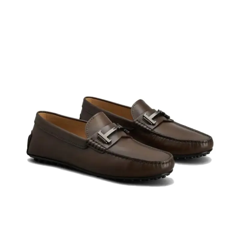 TOD'S Double T Gommino Slip On Loafers-2