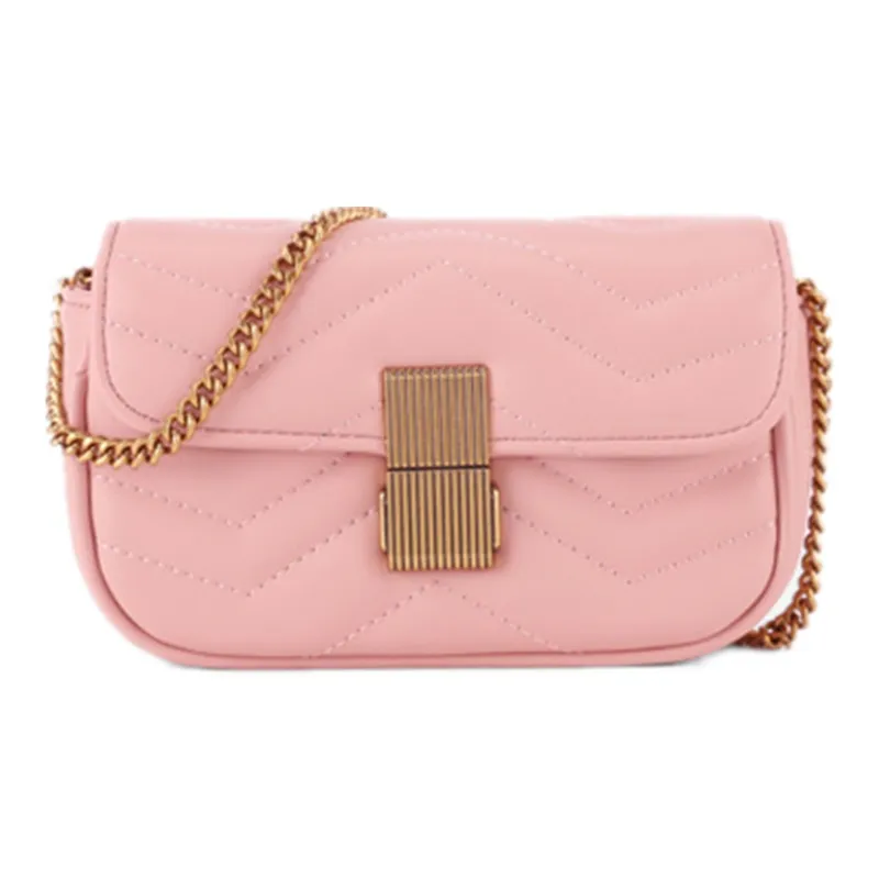 NOMK PU Chain Bag Small Square Bag Shoulder Bag Crossbody Bag Regular Women's Green-9