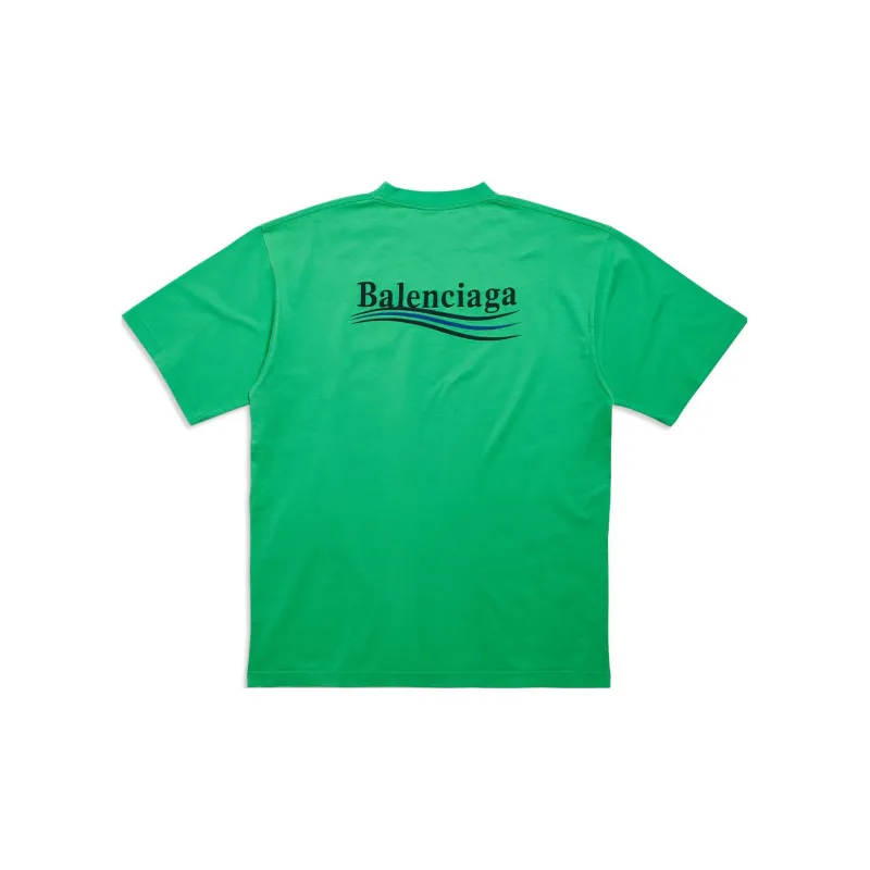 Balenciaga FW23 T Shirt Loose Fit Men's Green-1