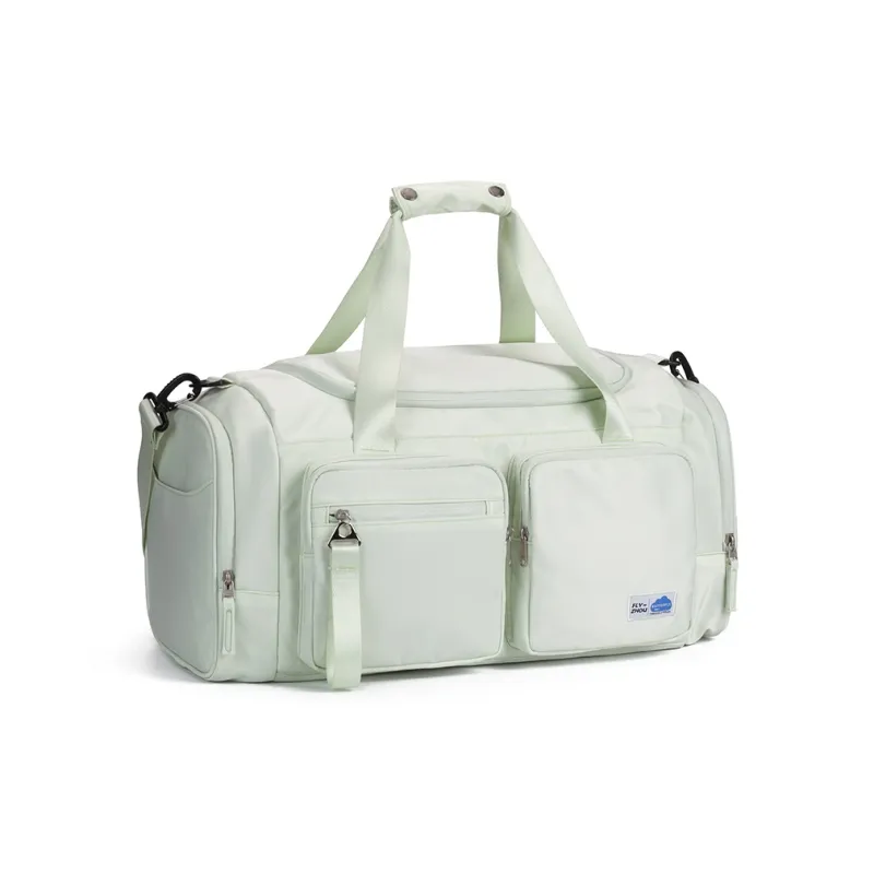 COWBONE Nylon Gym Bag Large Size Unisex Grass Green Beige-0
